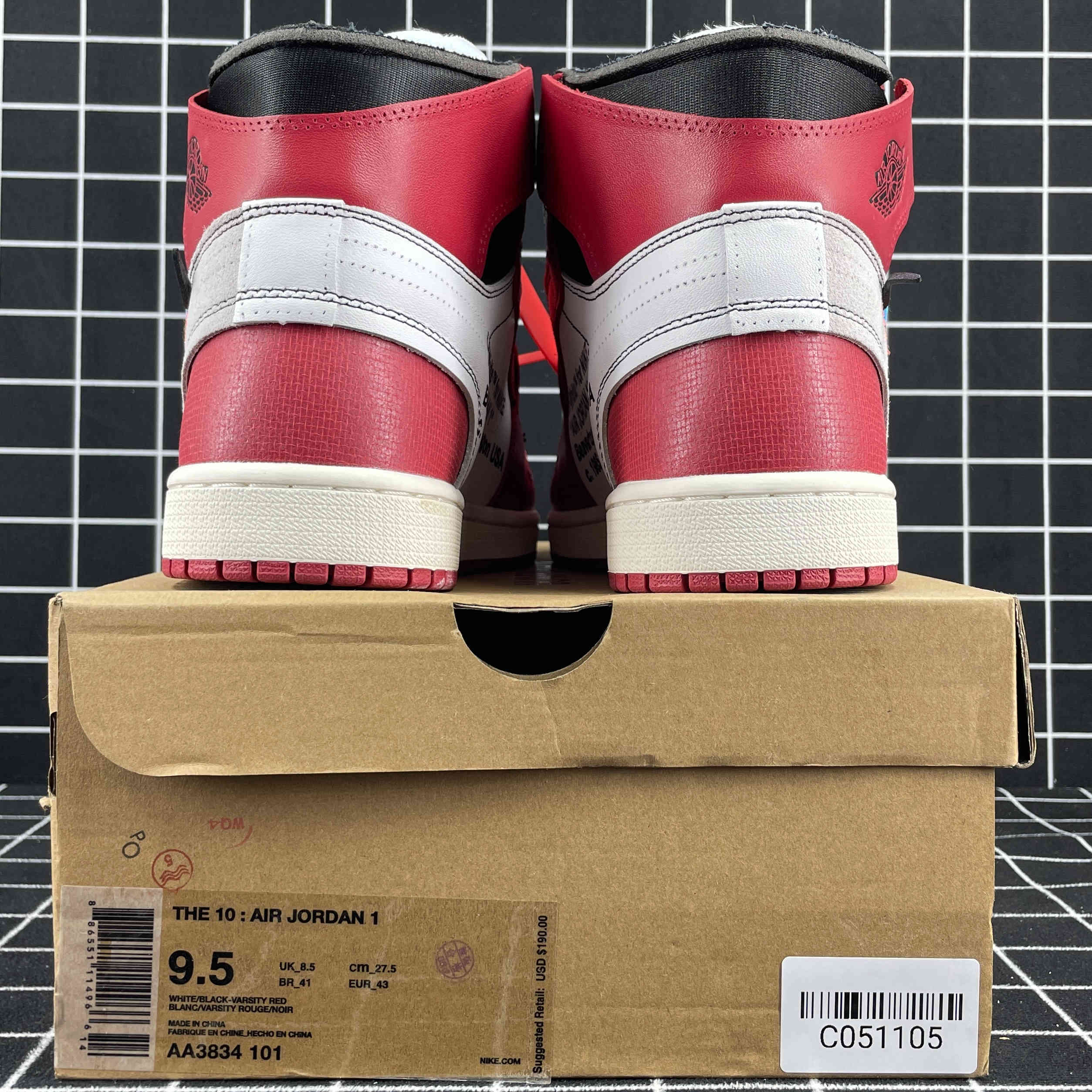 Jordan 1 Retro High Chicago Replica