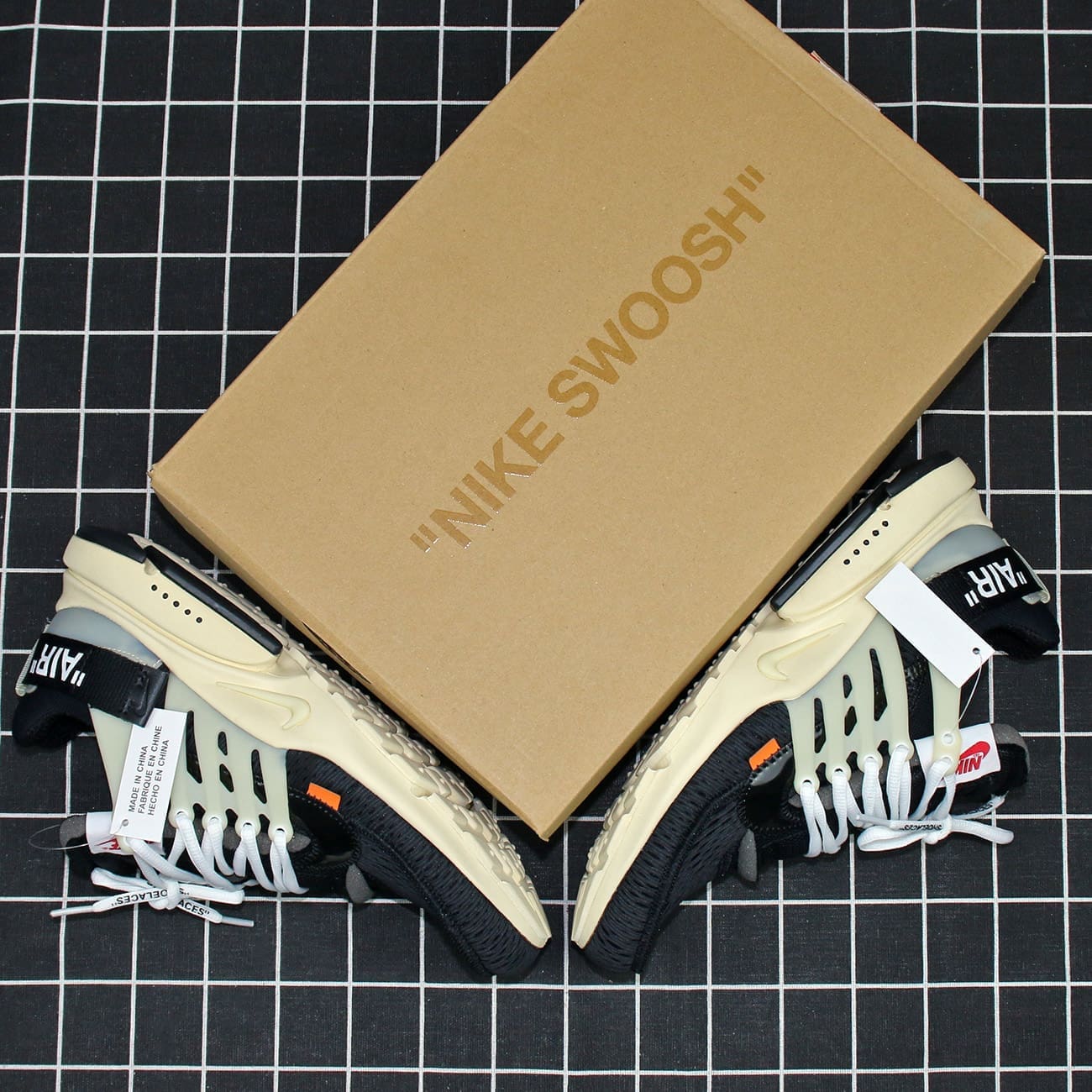 Nike Air Presto Black White Replica