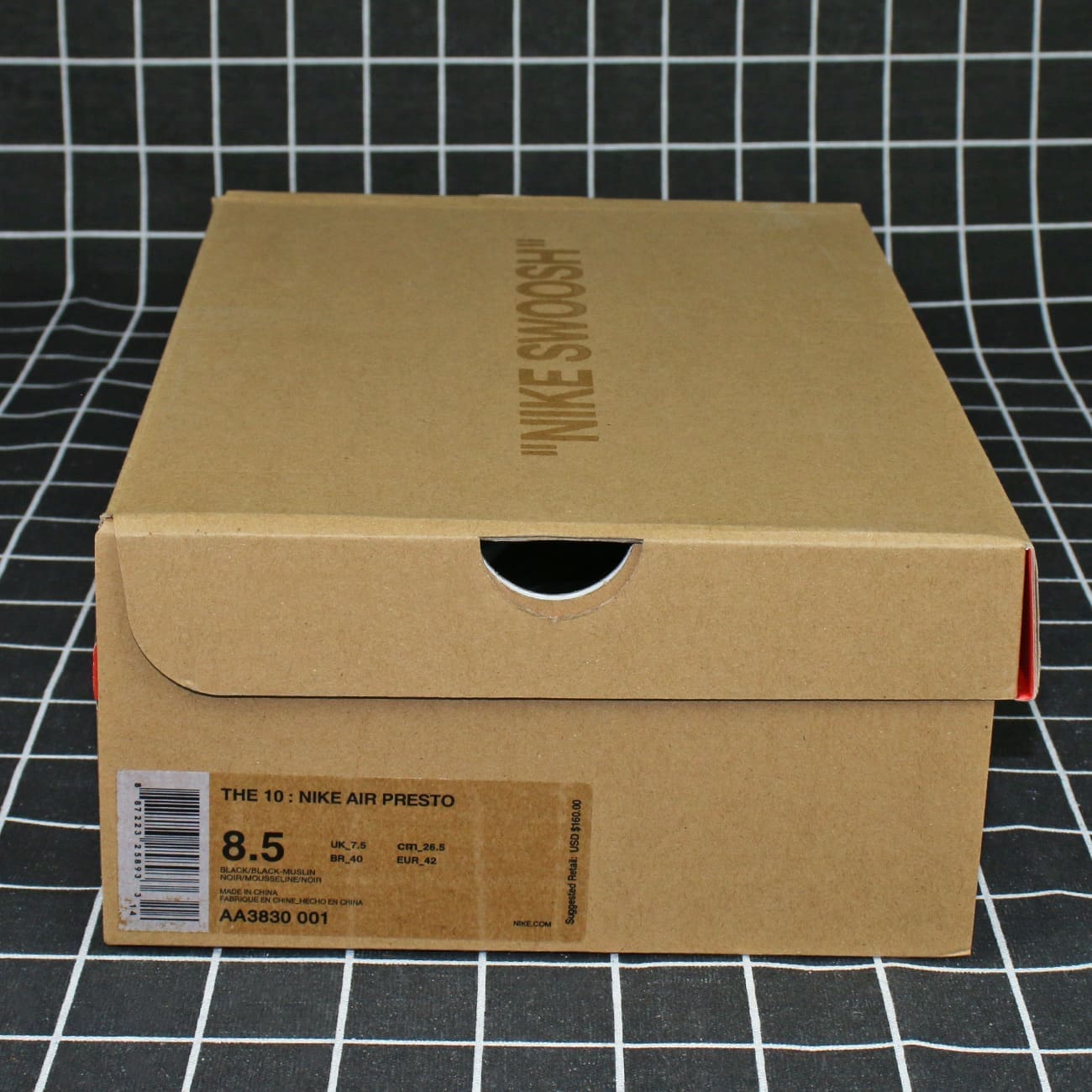 Nike Air Presto Black White Replica