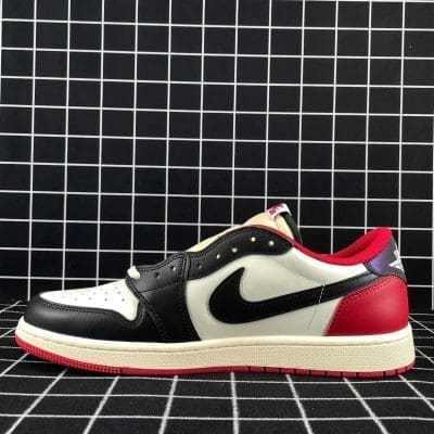 Travis Scott x Air Jordan 1 TS White Black University Red Replica