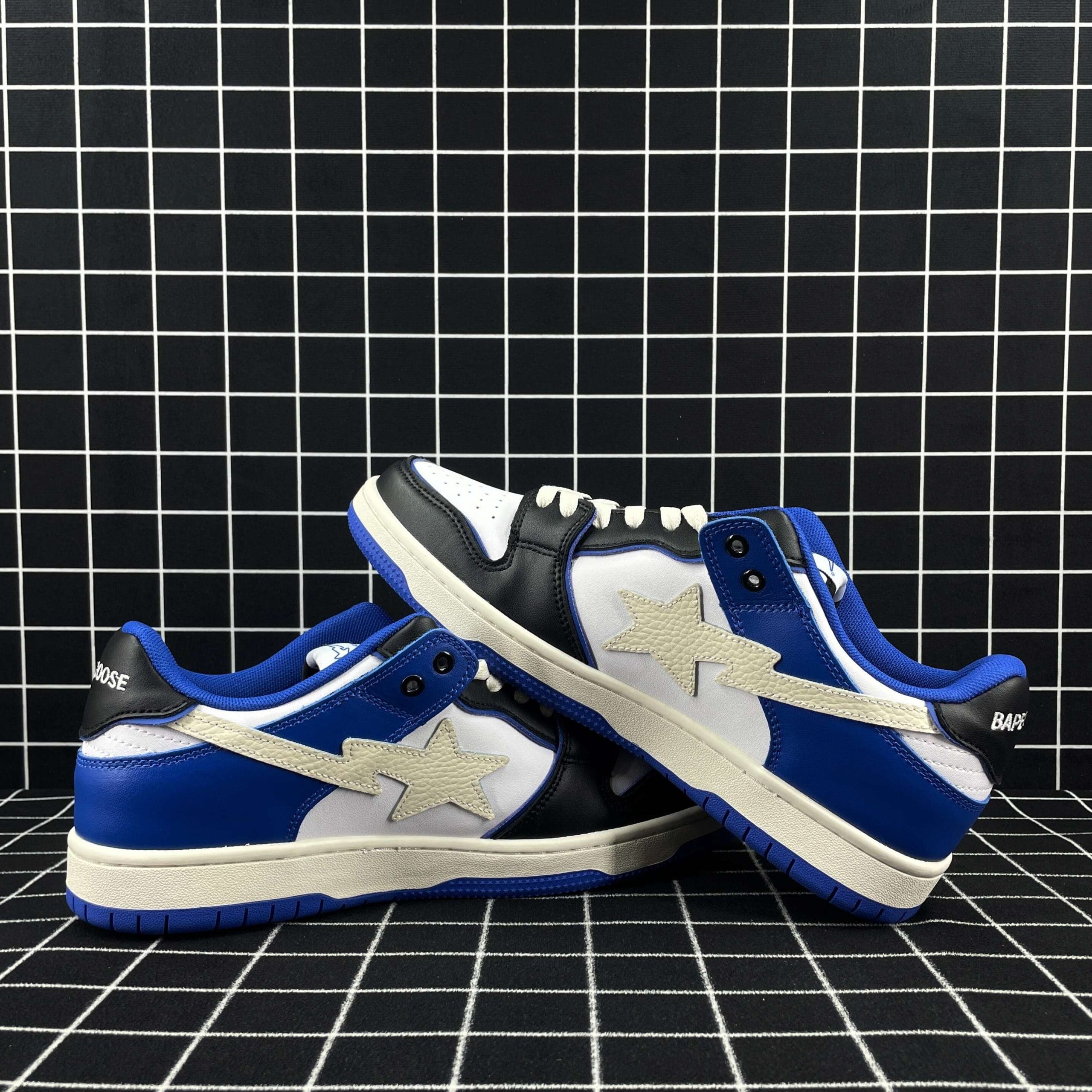 A Bathing Ape Bape Sk8 Sta White Blue Replica
