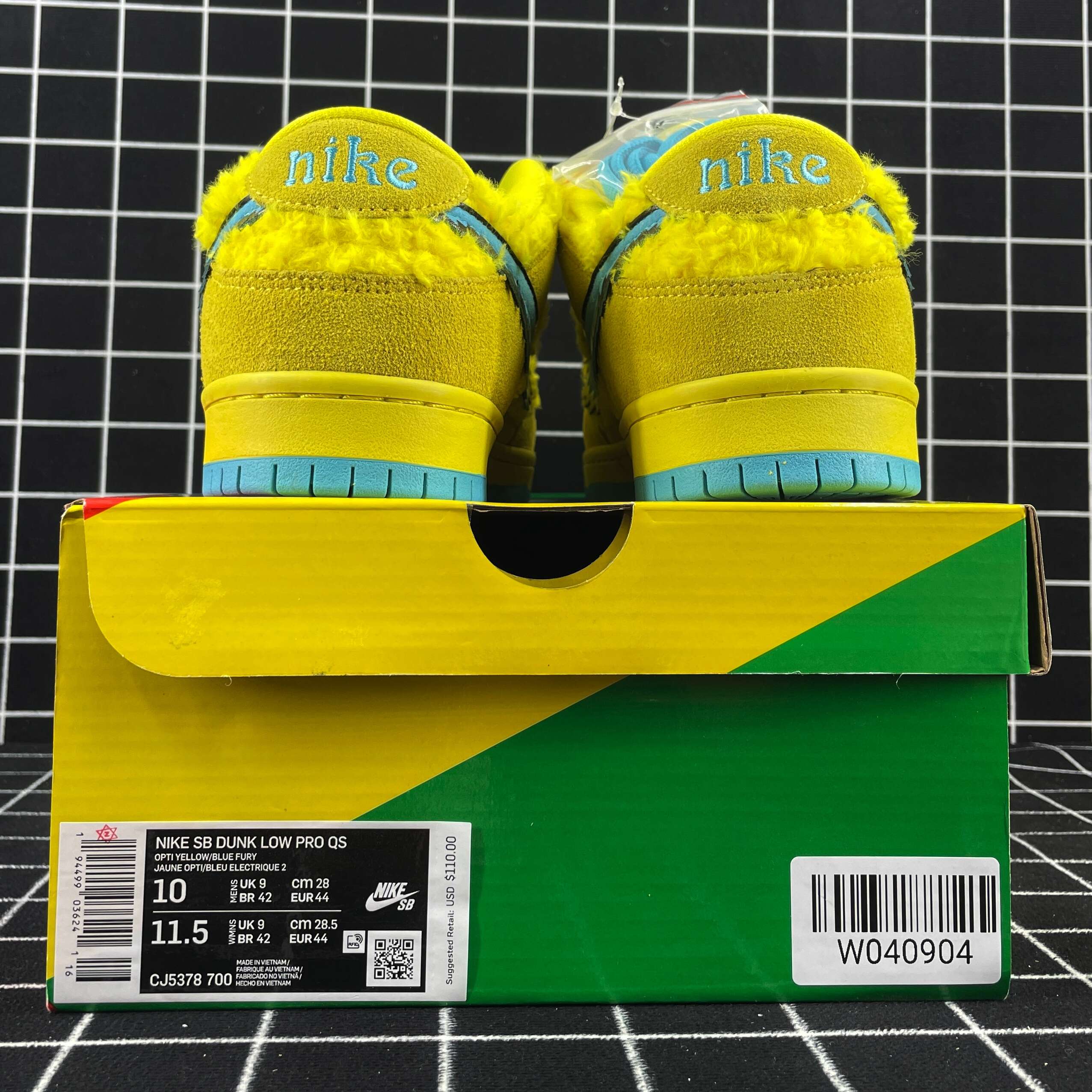 Grateful Dead x Nike SB Dunk Low Yellow Bear Replica