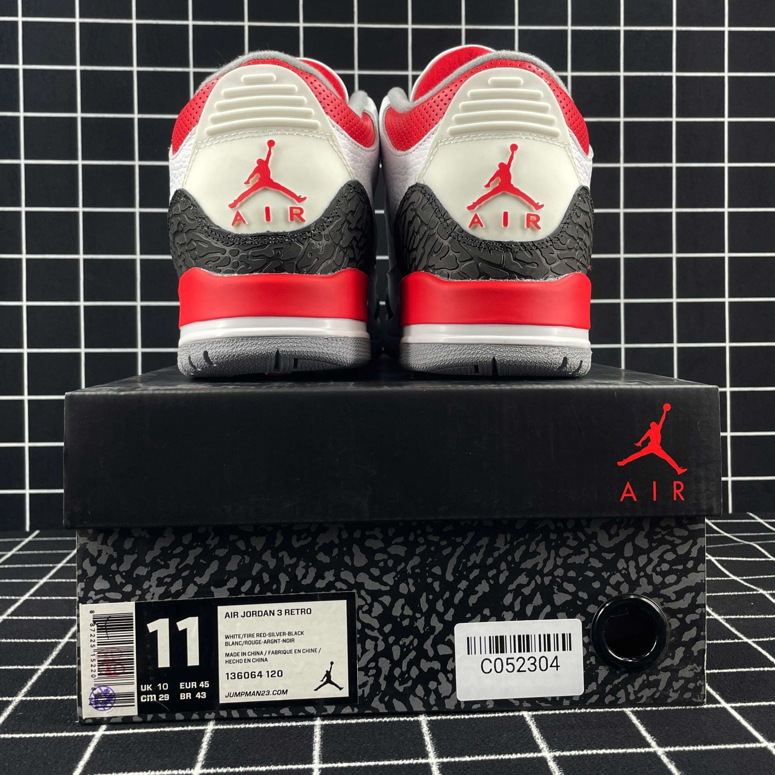 Jordan 3 Retro Fire Red Replica