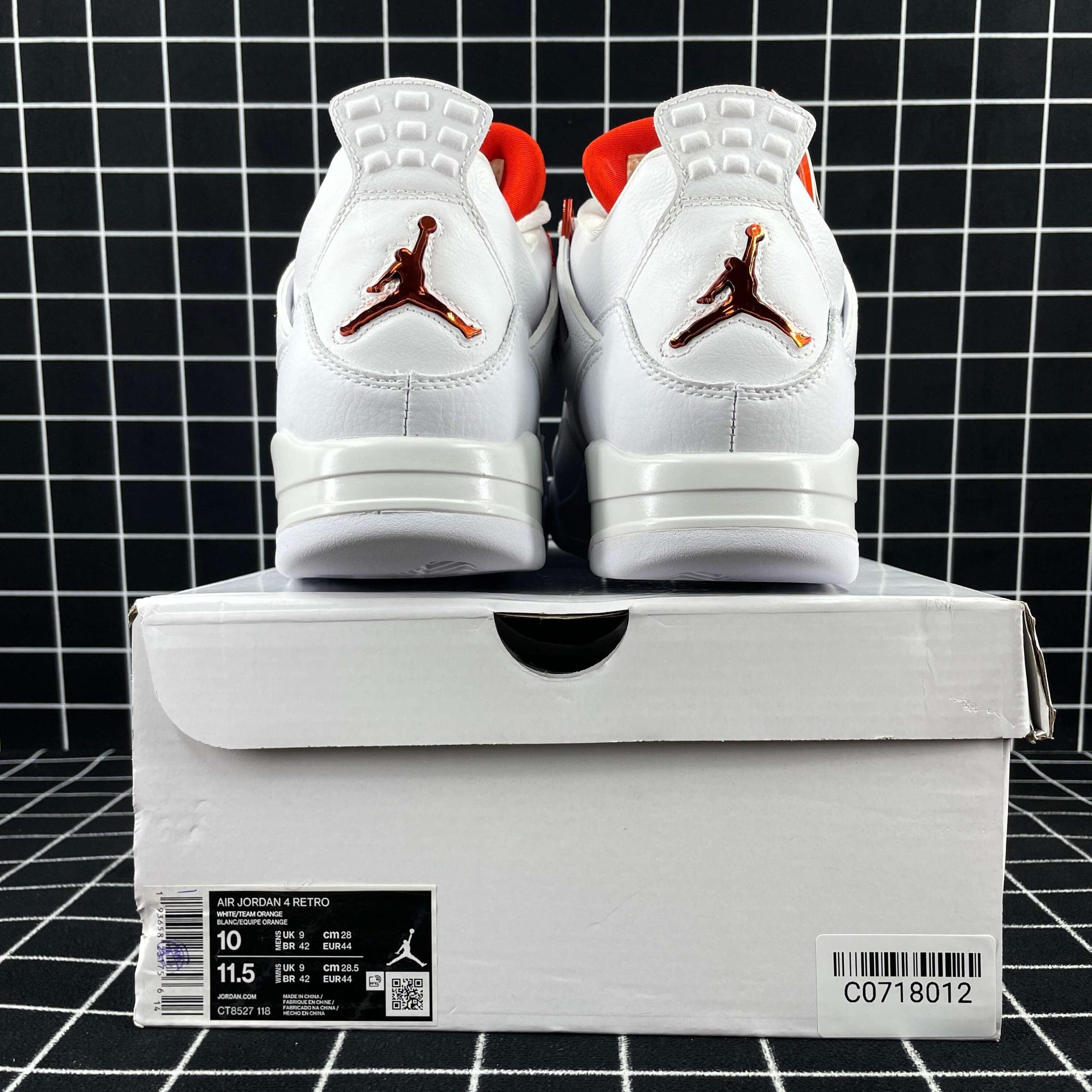 Jordan 4 Retro Metallic Orange Replica