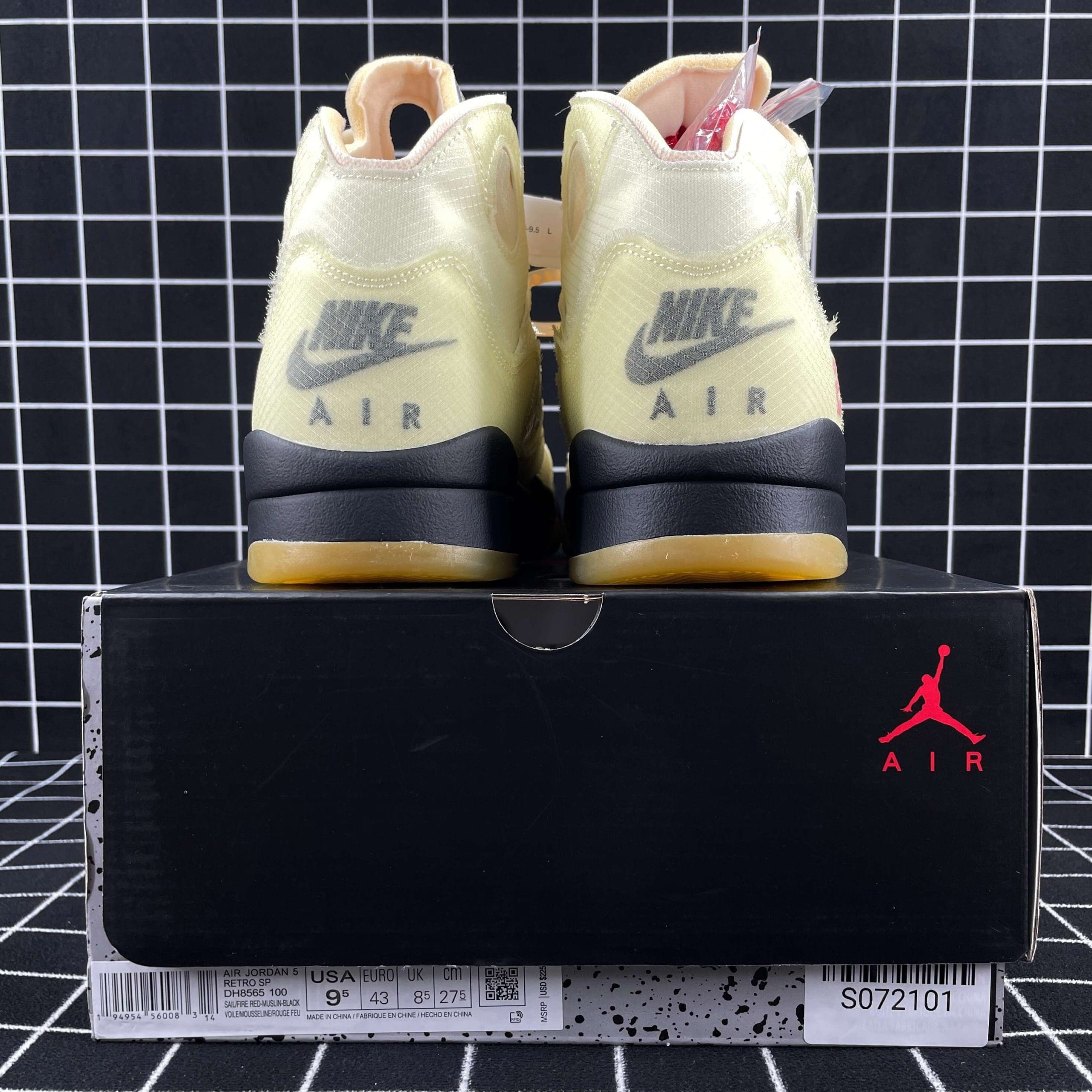 Jordan 5 Retro White Sail Replica