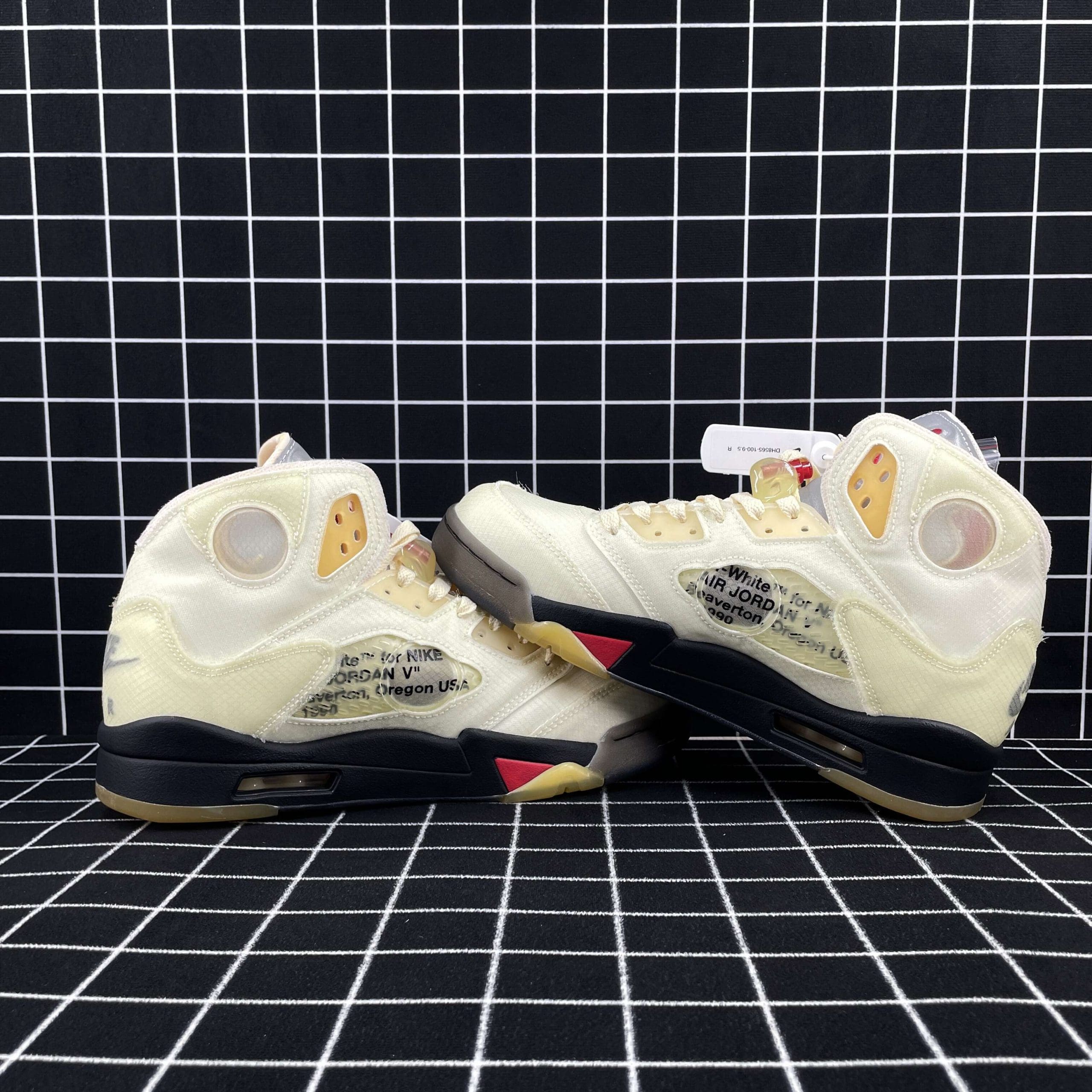 Jordan 5 Retro White Sail Replica