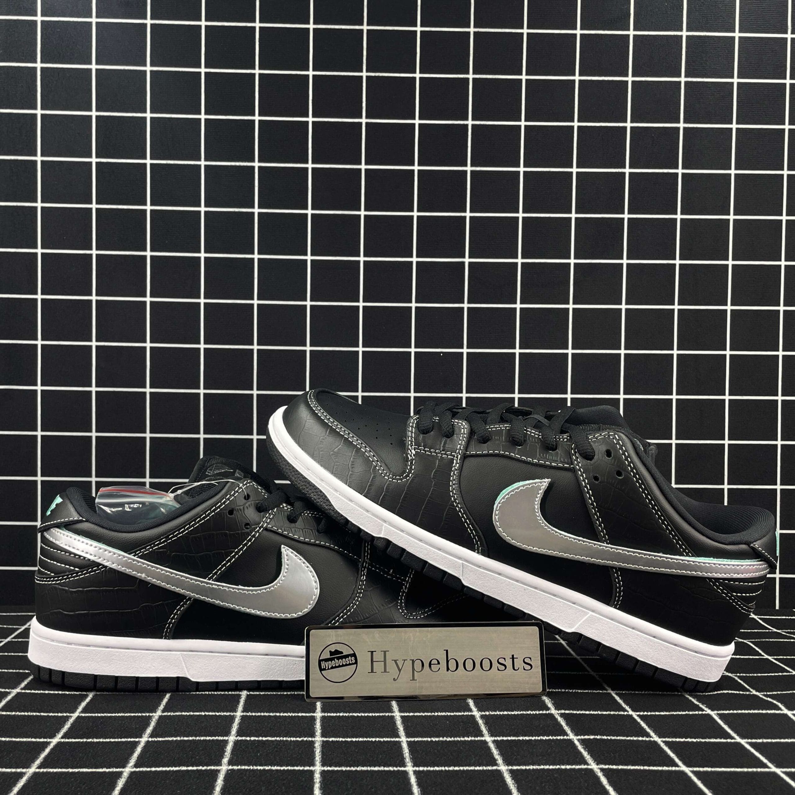 nike sb dunk low Di*m*nd s*pply co black Di*m*nd replica