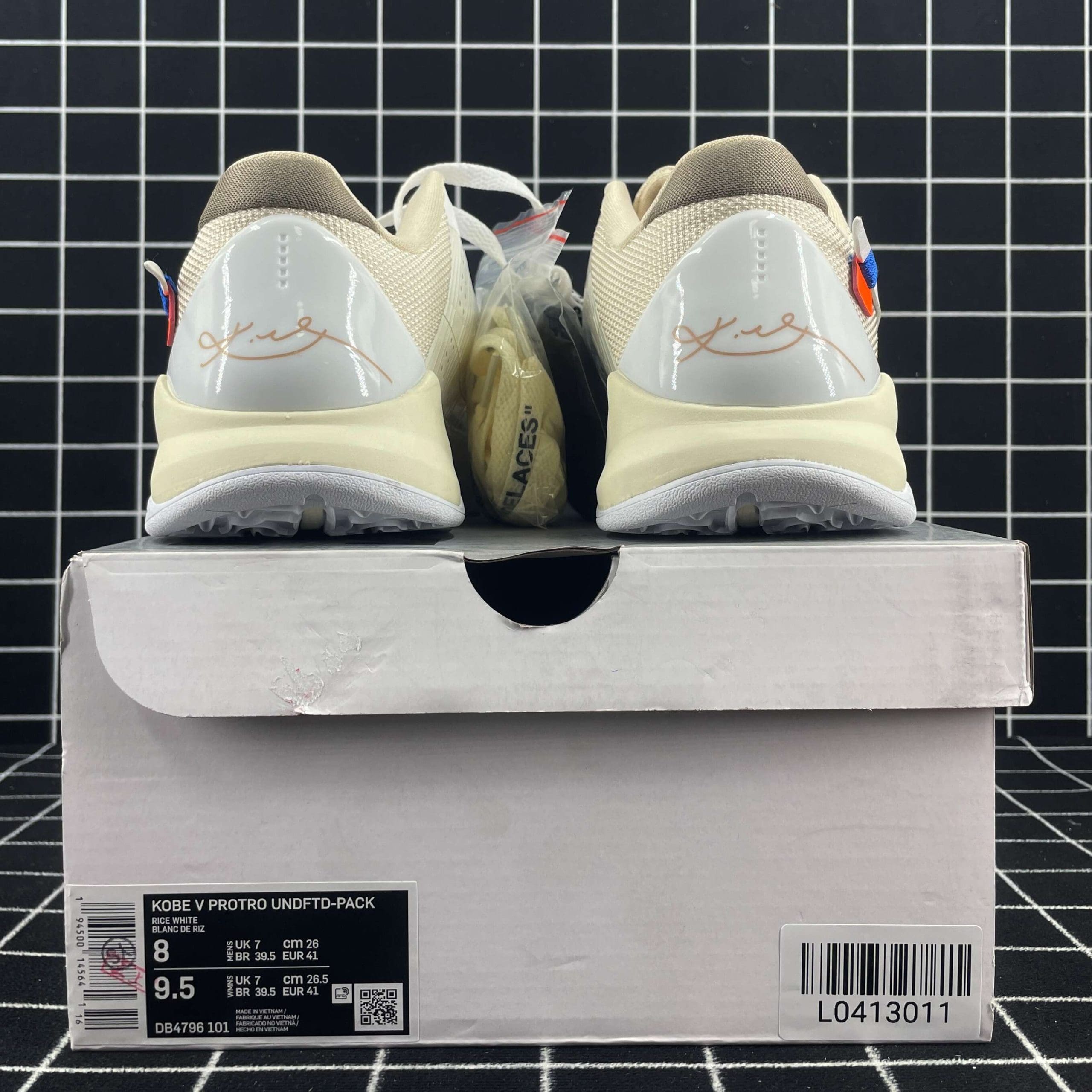 White x Nike Zoom Kobe 5 Sail Replica