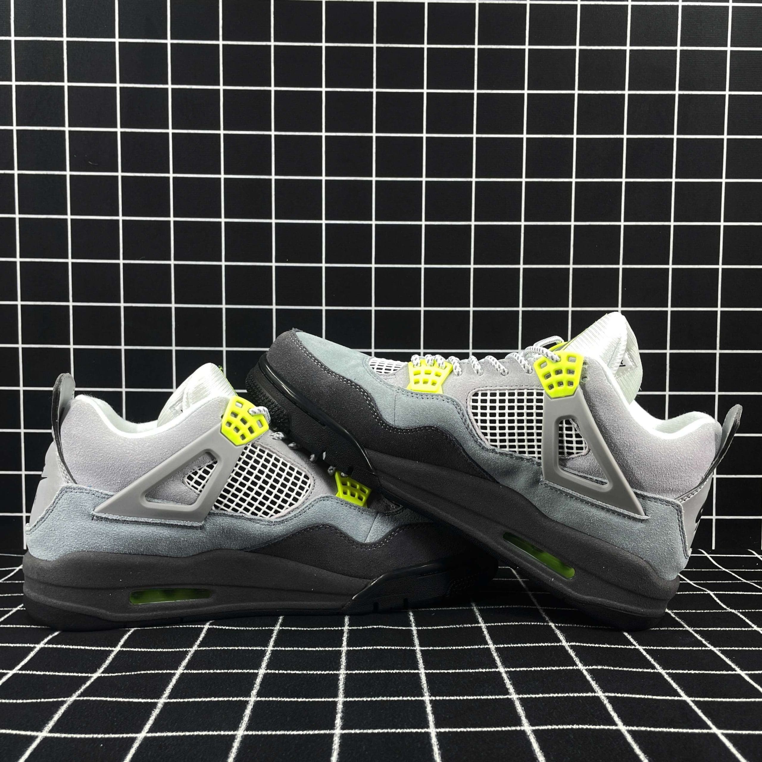 Air Jordan 4 Retro SE GS Neon 95 Replica