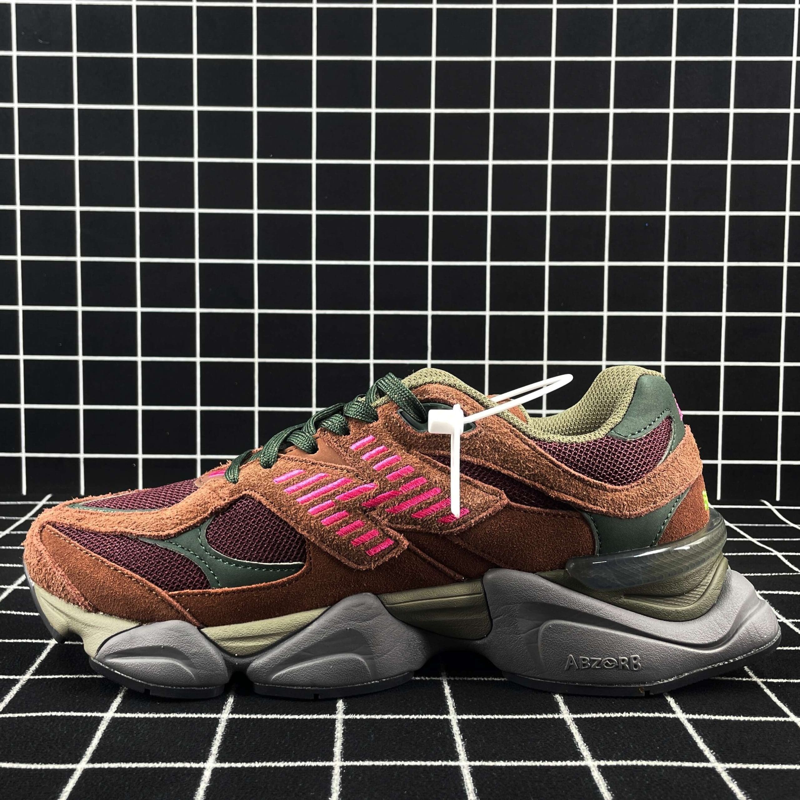 New Balance 9060 Burgundy Pink Replica