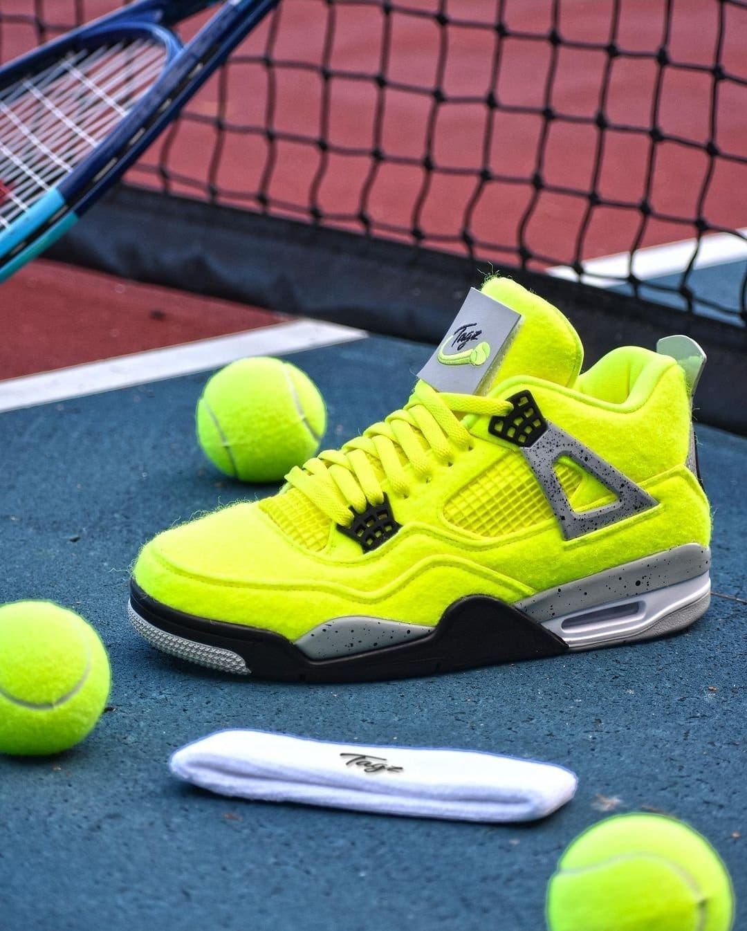Discover the Jordan 4 Let’s Play Tennis Replica