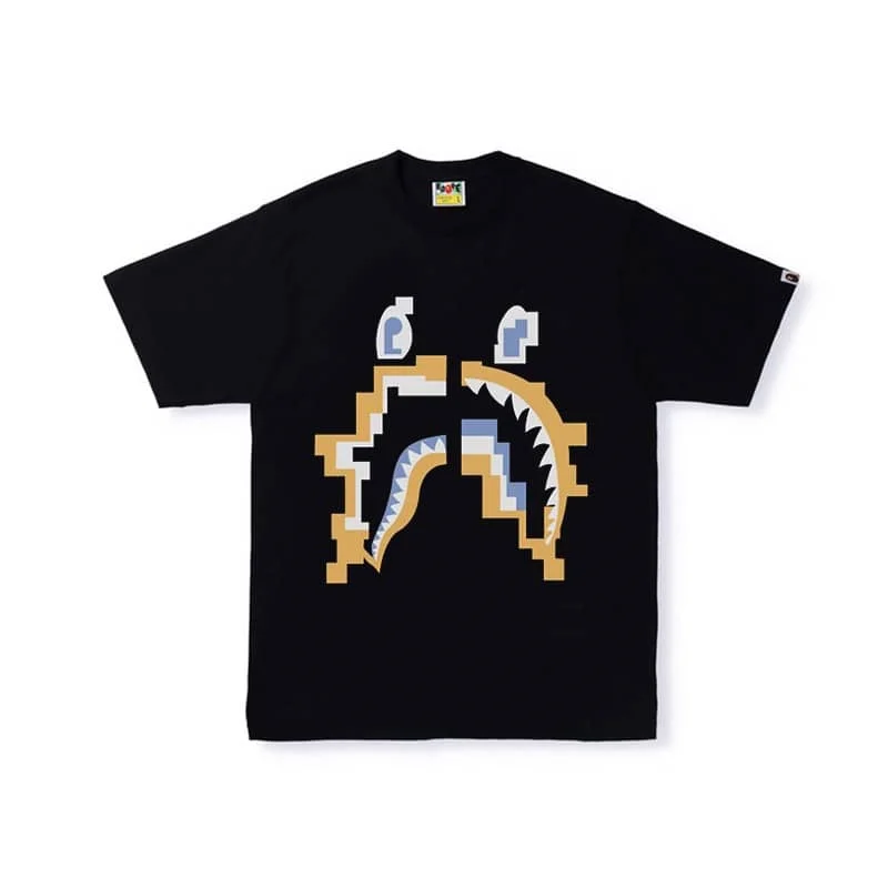 2023 APE Orange Lightning Brown Ape Print Loose Cartoon T to Shirt Unisex Style 1