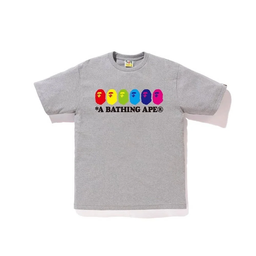 2023 APE Orange Lightning Brown Ape Print Loose Cartoon T to Shirt Unisex Style 37