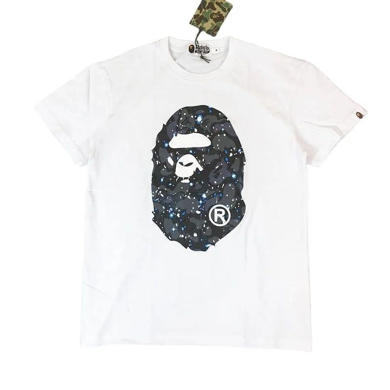 2023 APE Starry Night Glow Print T to Shirt Unisex Cotton Style 1
