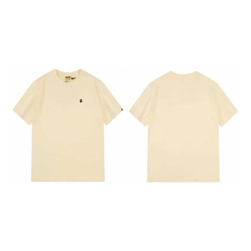 2023 Summer New APE Embroidered Small Ape Logo T to Shirt Cotton Unisex Style 2