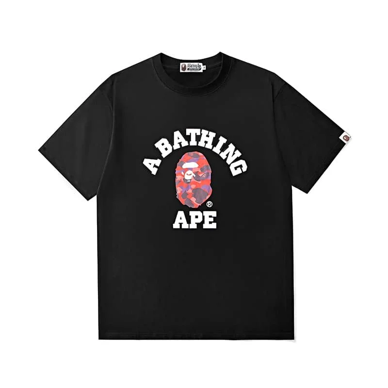 APE Camo Ape Head Print Cotton Casual Fashion T to Shirt Unisex Style 62