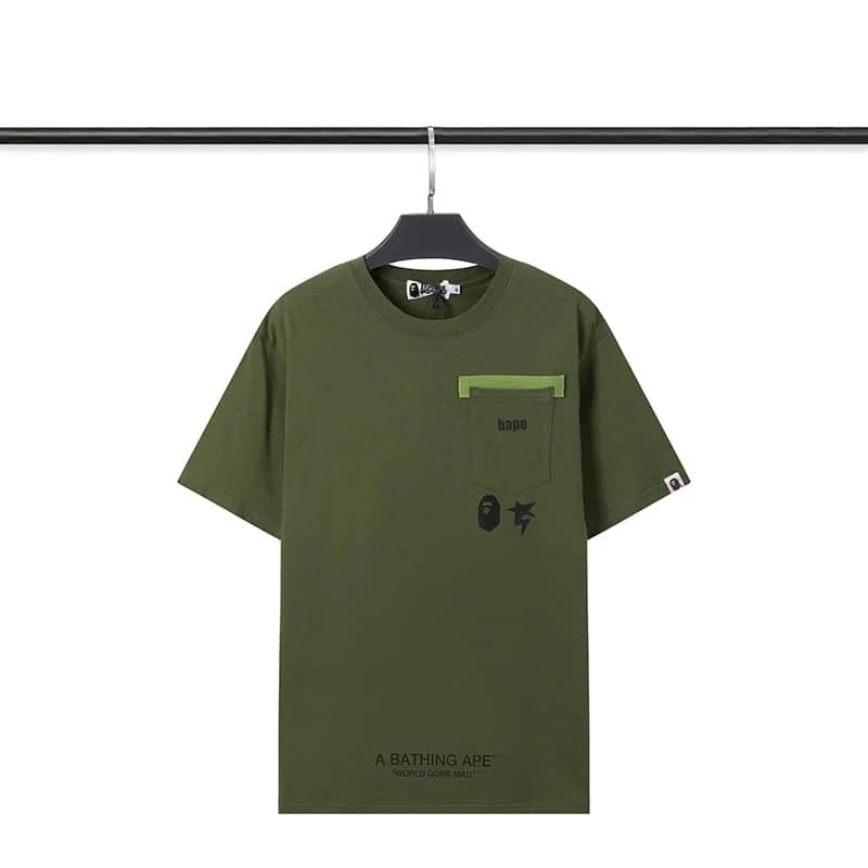 APE Camo Ape Head Print Cotton Casual Fashion T to Shirt Unisex Style 69