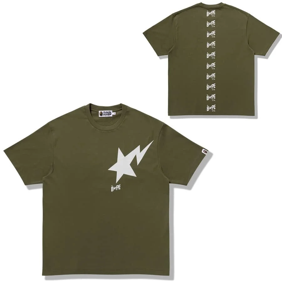 APE Large Ape Print Cotton Youth Fashion T to Shirt Unisex Style 66