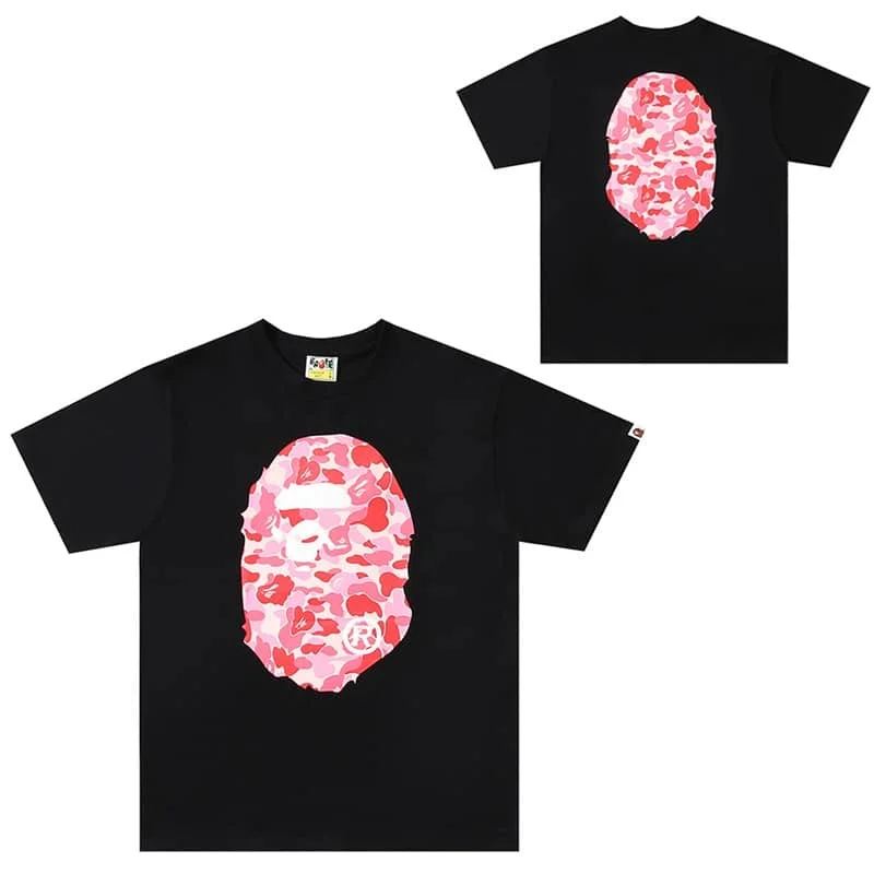 APE Miami International Camo Cotton T to Shirt Unisex Style 56