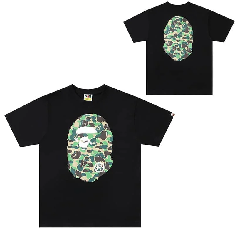 APE Miami International Camo Cotton T to Shirt Unisex Style 58