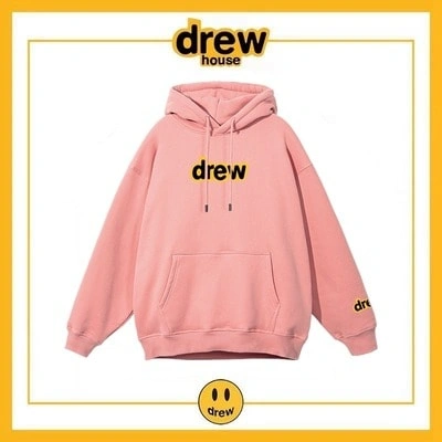 Drew House Cotton Unisex Loose Hoodie Fleece Jacket Style 9
