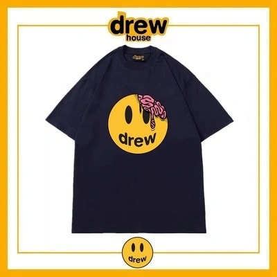 Drew House Distressed Short Sleeve T-Shirt Unisex Cotton Summer Top Style 15