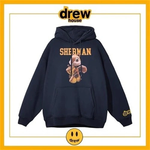 Drew House Fleece Hoodie Unisex Cotton Oversized Pullover Jacket Style 2