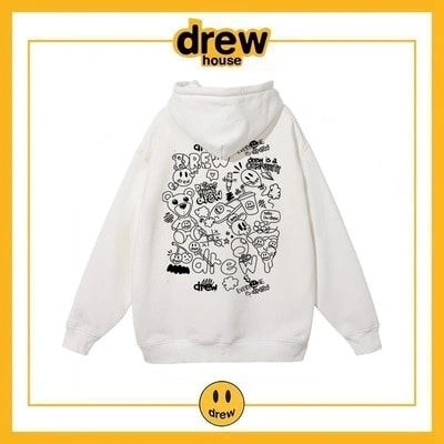 Drew House Hoodie Cotton Fleece Unisex Loose Jacket Style 3