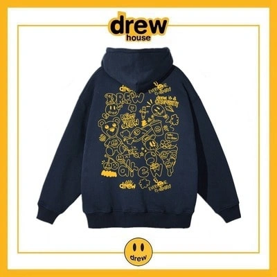 Drew House Hoodie Cotton Fleece Unisex Loose Jacket Style 8