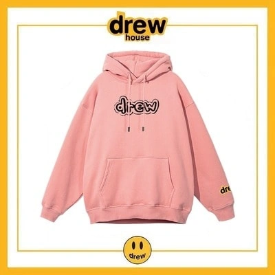 Drew House Hoodie Cotton Fleece Unisex Loose Style 11