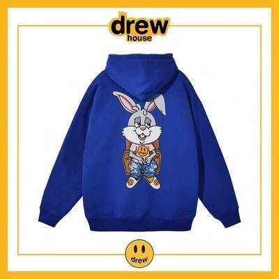 Drew House Hoodie Cotton Fleece Unisex Pullover Style 10
