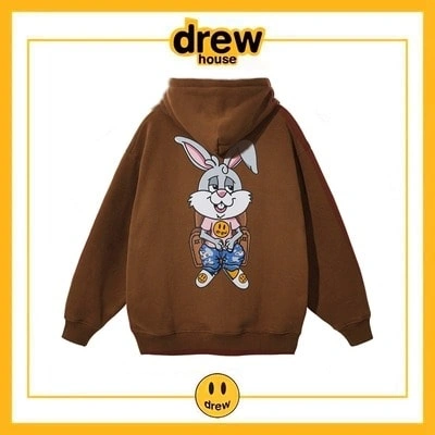 Drew House Hoodie Cotton Fleece Unisex Pullover Style 13