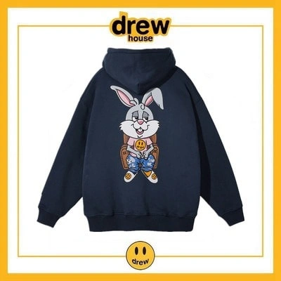 Drew House Hoodie Cotton Fleece Unisex Pullover Style 8