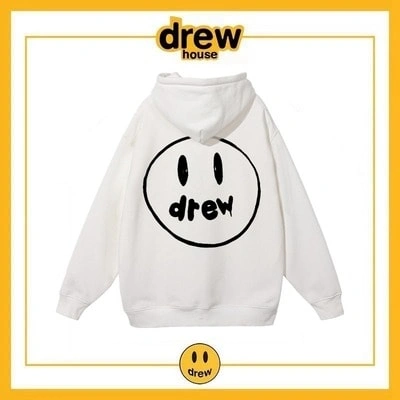 Drew House Hoodie Cotton Fleece Unisex Student Pullover Style 8