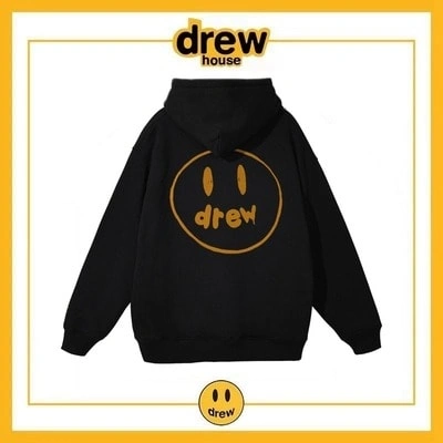 Drew House Hoodie Cotton Fleece Unisex Student Pullover Style 9