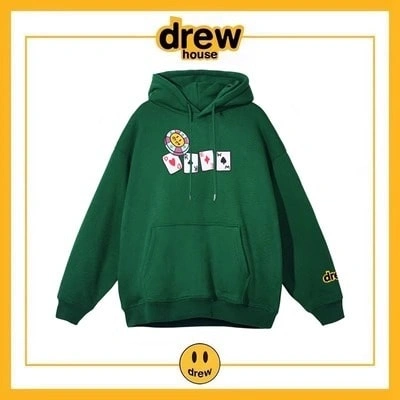 Drew House Hoodie Fleece Cotton Unisex Loose Pullover Style 2