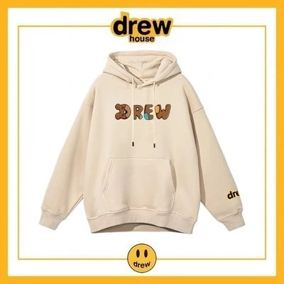Drew House Hoodie Fleece Cotton Unisex Oversized Pullover Style 1