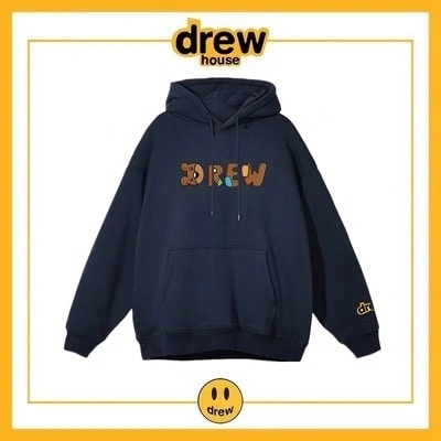 Drew House Hoodie Fleece Cotton Unisex Oversized Pullover Style 8