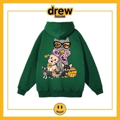 Drew House Hoodie Fleece Unisex Oversized Pullover Style 12