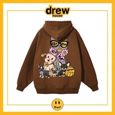 Drew House Hoodie Fleece Unisex Oversized Pullover Style 13