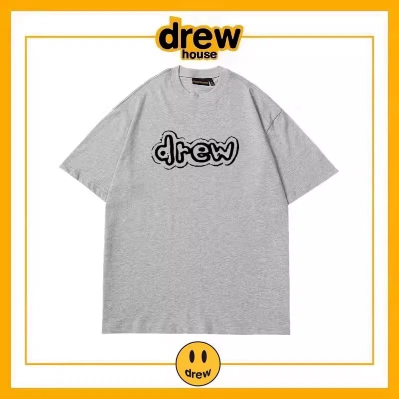 Drew House Letter Short Sleeve T-Shirt Unisex Cotton Style 17