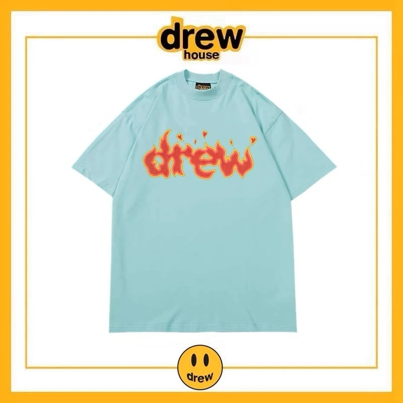 Drew House Letter Short Sleeve T-Shirt Unisex Summer Top Style 13