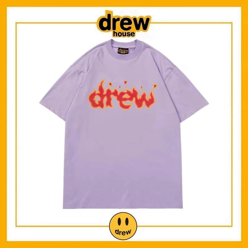 Drew House Letter Short Sleeve T-Shirt Unisex Summer Top Style 14