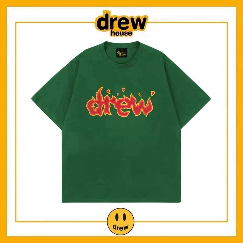 Drew House Letter Short Sleeve T-Shirt Unisex Summer Top Style 19