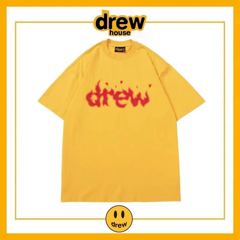 Drew House Letter Short Sleeve T-Shirt Unisex Summer Top Style 20