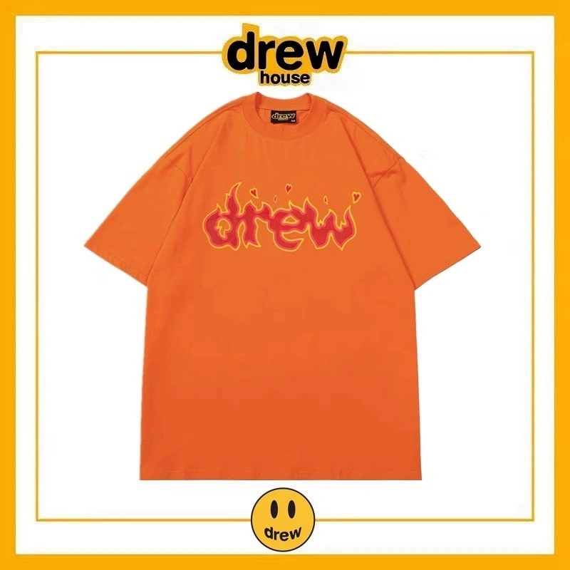 Drew House Letter Short Sleeve T-Shirt Unisex Summer Top Style 3