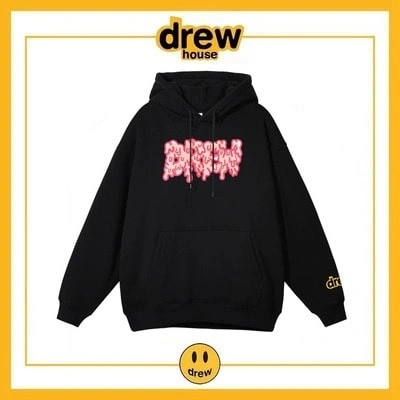 Drew House Print Hoodie Cotton Fleece Unisex Pullover Style 8