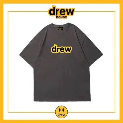 Drew House Shark Short Sleeve T-Shirt Unisex Cotton Base Layer Style 13