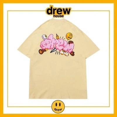 Drew House Short Sleeve T-Shirt Cotton Loose Unisex Summer Style 14