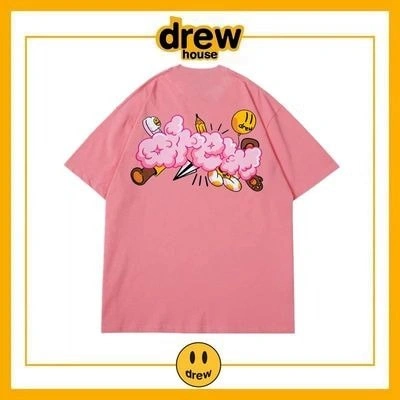 Drew House Short Sleeve T-Shirt Cotton Loose Unisex Summer Style 18